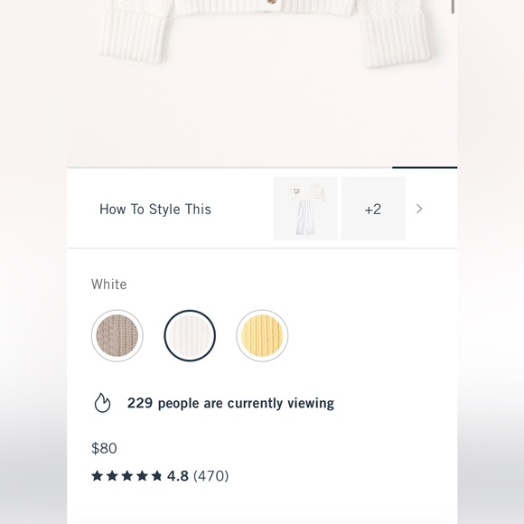 Abercrombie cotton-blend seed stitch cardigan - Picture 4 of 9